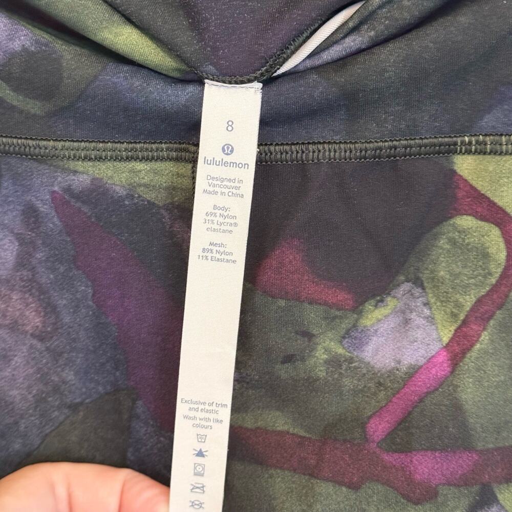 Lululemon Capri Leggings Green 8 - Picture 6 of 7
